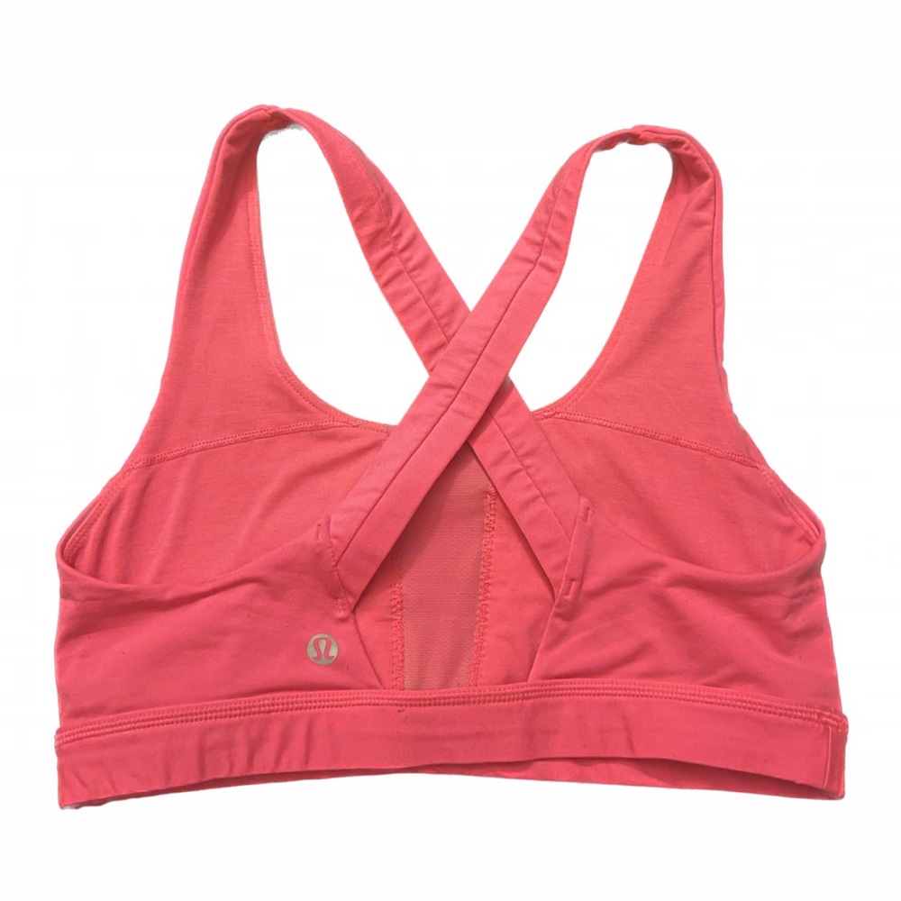 Pink, Lululemon sports bra, size 6